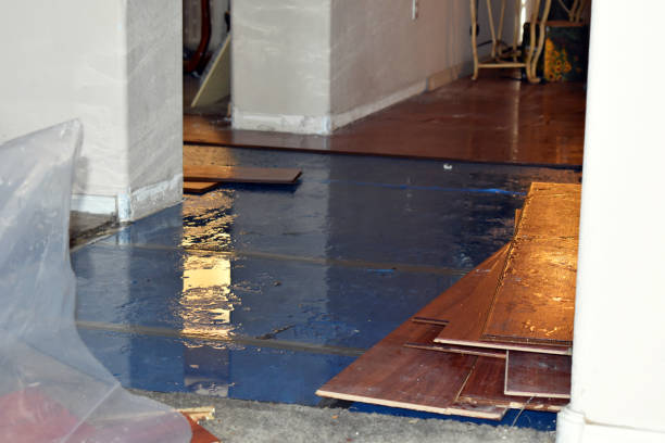 Professional Burst Pipe Cleanup technician working in Mechanicville, NY